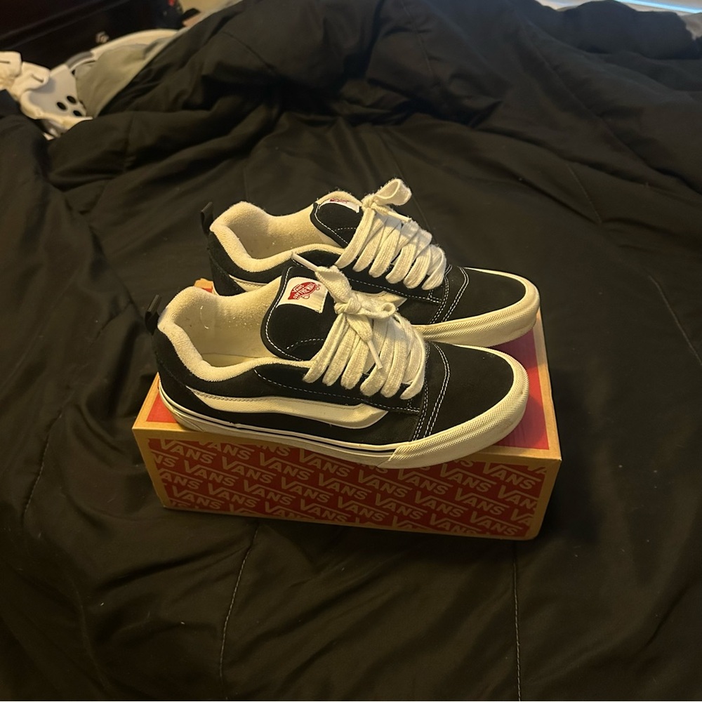 Vans Black and White Sneakers